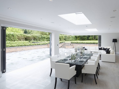 aluminium bi-fold doors thamesmead